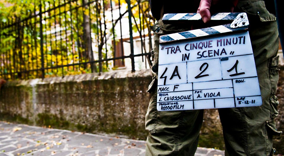 dal Set di "Tra cinque minuti in scena"